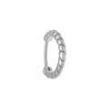 Piercing oreille en acier torsade H&eacute;lix, Tragus, Daith, Rook Artemare