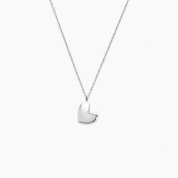 Histoire d'Or Collier Te Amo Argent Blanc