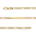 Gourmette en vermeil maille 1+3 prestige 4mm - 18cm Artemare