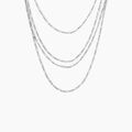 Histoire d'Or Collier Santoline Argent Blanc