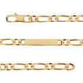 Gourmettes sur Artemare : Gourmette en vermeil maille 1+1 prestige 6mm - 18cm