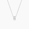Histoire d'Or Collier Antho Argent Blanc