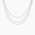 Histoire d'Or Collier Tango Argent Blanc