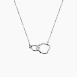 Histoire d'Or Collier Paros Argent Blanc