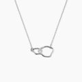 Histoire d'Or Collier Paros Argent Blanc