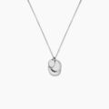 Histoire d'Or Collier Medala Argent Blanc