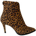 Bottes femme sur Grenoble : Bottines Maroli - Bottines 7661 L&eacute;opard Marron