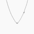 Histoire d'Or Collier Rosamee Argent Blanc