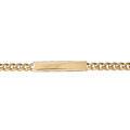 Gourmettes sur Artemare : Gourmette enfant en vermeil maille gourmette 3mm - 16/14cm