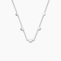 Colliers sur Grenoble : Histoire d'Or Collier Kiss Me Argent Blanc
