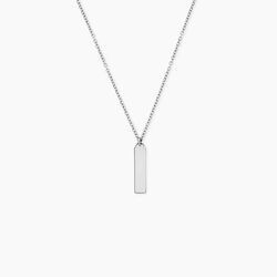 Histoire d'Or Collier Messenger Argent Blanc
