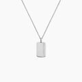 Colliers sur Grenoble : Histoire d'Or Collier Echo Argent Blanc