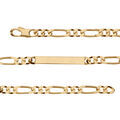 Gourmette en vermeil maille 1+2 prestige 5mm - 18cm