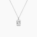 Colliers sur Grenoble : Histoire d'Or Collier Echo Argent Blanc