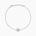 Histoire d'Or Bracelet Trivia Argent Blanc Oxyde De Zirconium