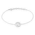 Histoire d'Or Bracelet Araroundus Argent Blanc Oxyde De Zirconium