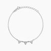 Histoire d'Or Bracelet Bartoumieu Argent Blanc Oxyde De Zirconium