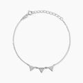 Bracelets sur Grenoble : Histoire d'Or Bracelet Bartoumieu Argent Blanc Oxyde De Zirconium