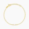 Histoire d'Or Bracelet Nigelle Argent Jaune Oxyde De Zirconium