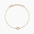 Histoire d'Or Bracelet Phanie Argent Jaune Oxyde De Zirconium