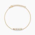 Histoire d'Or Bracelet Monique Argent Jaune Oxyde De Zirconium