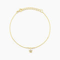 Bracelets sur Grenoble : Histoire d'Or Bracelet Saya Argent Jaune Oxyde De Zirconium