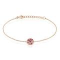 Histoire d'Or Bracelet Nelig Argent Rose Oxyde De Zirconium