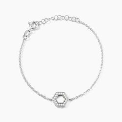 Histoire d'Or Bracelet Noely Argent Blanc Oxyde De Zirconium