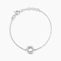 Histoire d'Or Bracelet Noely Argent Blanc Oxyde De Zirconium