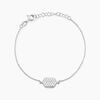 Histoire d'Or Bracelet Nawele Argent Blanc Oxyde De Zirconium