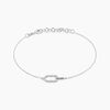 Histoire d'Or Bracelet Tracee Argent Blanc Oxyde De Zirconium