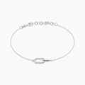 Histoire d'Or Bracelet Tracee Argent Blanc Oxyde De Zirconium
