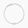 Histoire d'Or Bracelet Lucienne Argent Blanc Oxyde De Zirconium