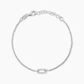 Histoire d'Or Bracelet Lucienne Argent Blanc Oxyde De Zirconium