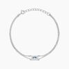 Histoire d'Or Bracelet Laurine Argent Blanc Oxyde De Zirconium