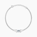 Histoire d'Or Bracelet Laurine Argent Blanc Oxyde De Zirconium
