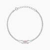 Histoire d'Or Bracelet Laurine Argent Rose Oxyde De Zirconium
