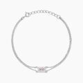 Bracelets sur Grenoble : Histoire d'Or Bracelet Laurine Argent Rose Oxyde De Zirconium