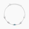 Histoire d'Or Bracelet Ilvaae Argent Blanc Oxyde De Zirconium