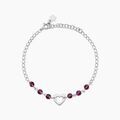 Histoire d'Or Bracelet Hazan Argent Blanc Pierre De Synthese