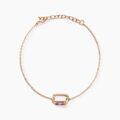 Bracelets sur Grenoble : Histoire d'Or Bracelet Urban Call Argent Rose Pierre De Synthese Oxyde De Zirconium