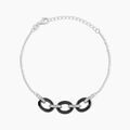 Histoire d'Or Bracelet Nowell Argent Blanc Oxyde De Zirconium Et C&eacute;ramique