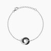 Histoire d'Or Bracelet Dina Argent Blanc C&eacute;ramique Et Oxyde De Zirconium