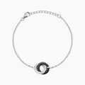 Histoire d'Or Bracelet Dina Argent Blanc C&eacute;ramique Et Oxyde De Zirconium