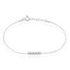 Histoire d'Or Bracelet Soukamba Argent Blanc