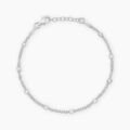 Bracelets sur Grenoble : Histoire d'Or Bracelet Leodie Argent Blanc