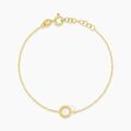 Histoire d'Or Bracelet Peytone Argent Jaune