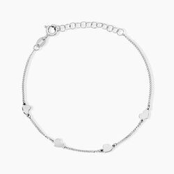 Histoire d'Or Bracelet Kiss Me Argent Blanc