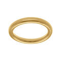 Bracelet en acier dor&eacute; tube 10mm - 62mm Artemare