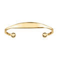Gourmettes sur Artemare : Bracelet esclave en vermeil 51mm de diam&egrave;tre